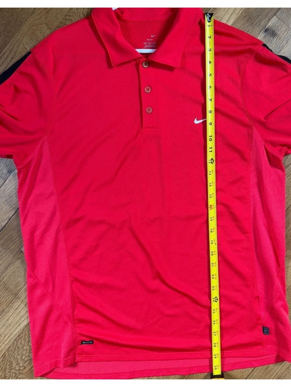 XL - Men - Nike Dri-FIT UV Red Polo Golf